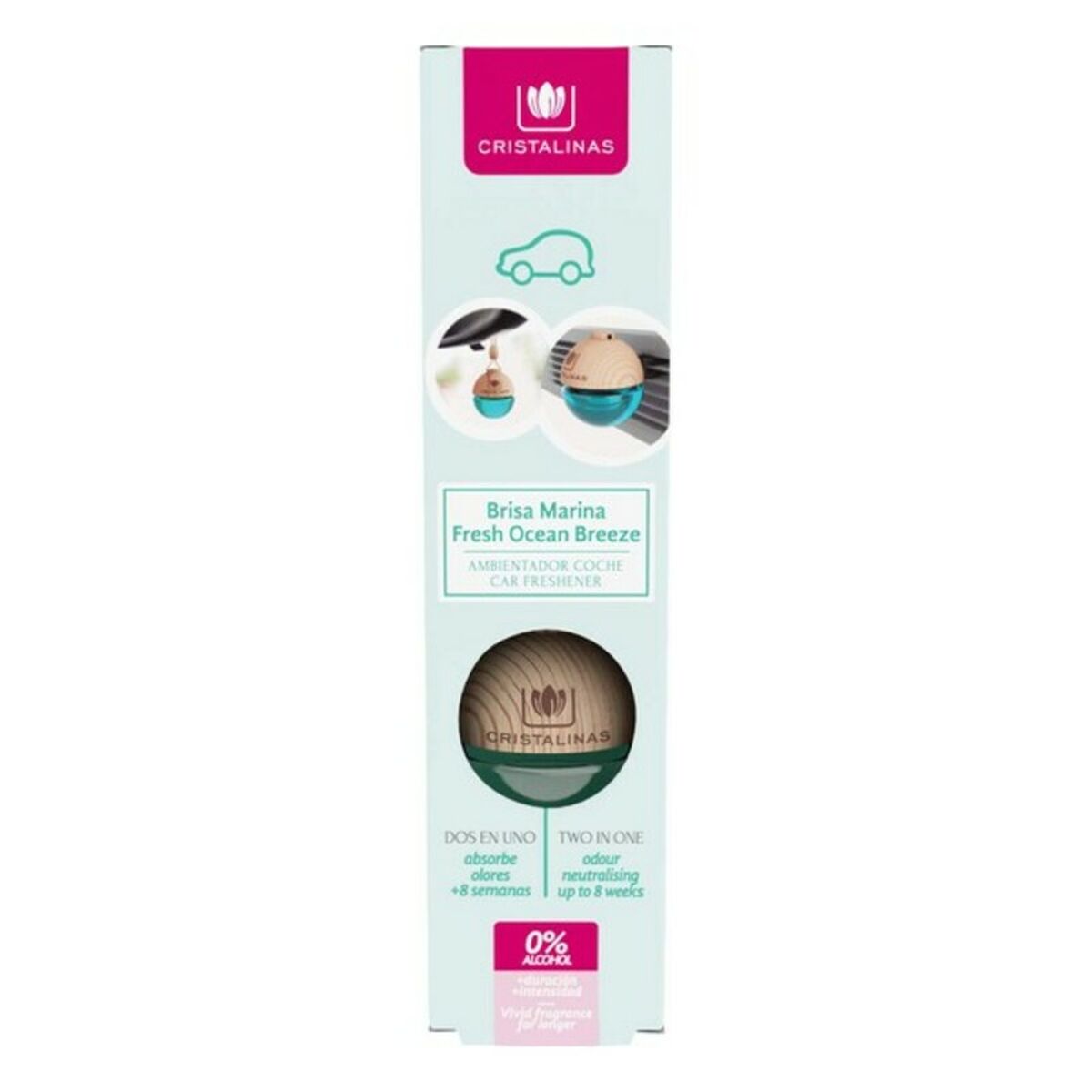Auto Õhuvärskendaja Fresh Ocean Breeze Cristalinas (6 ml)